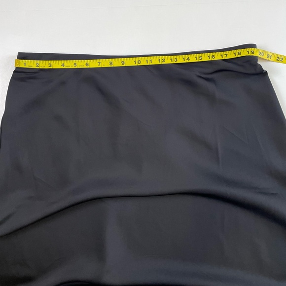 NWT J.Crew Gwyneth Black Slip Skirt Size XXL Drop Waist Elastic Band - Picture 15 of 16